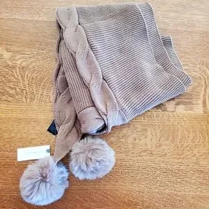 NWT Anthropologie Hooded Pom Pom Scarf Anthropologie | Accessories | Nwt Anthropologie Hooded Pom  main image 4